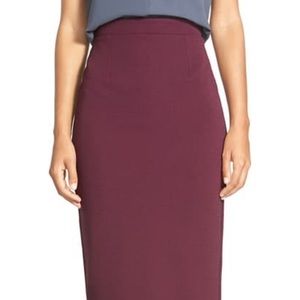 NWT Halogen ZIP detail skirt